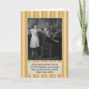 Feestje zoals het 1929 Birthday-kaartje Kaart