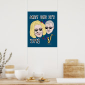 Feestje zoals in 1992 met Bill en Hillary Poster (Keuken)