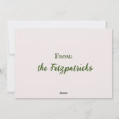  feestjes en kerstgroeten feestdagenkaart (Achterkant)