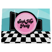 Feestjes van hopfeesten groot cadeauzakje (Voorkant)