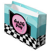 Feestjes van hopfeesten groot cadeauzakje (Voorkant Gekanteld)