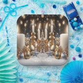 Feestkaarsen Papieren Bord (Feest)