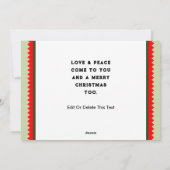 feestkaarten voor softball feestdagenkaart (Achterkant)