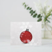 feestkaarten voor zilverrood ornament feestdagenkaart (Staand voorkant)