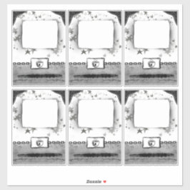 Feestkaartstickers voor planners of aangepaste nam sticker