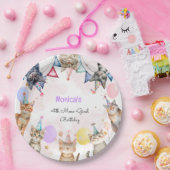 Feestkatten miauw-gical kinderen verjaardag papieren bordje (Feest)