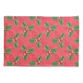 feestkerst Holly Kussensloop (Achterkant)