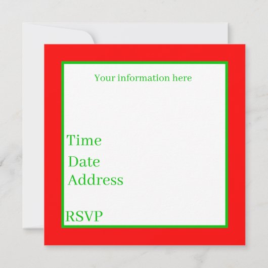 feestkerst in juli Surfer party Kaart (Achterkant)