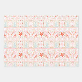  feestkerst inpakpapier vel (Voorkant 2)