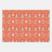  feestkerst inpakpapier vel (Voorkant)