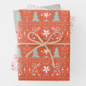  feestkerst inpakpapier vel (In situ)