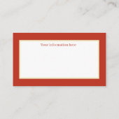 feestkerst kerstkerstkerstkerstman: informatie visitekaartje (Achterkant)