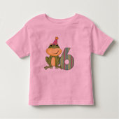 Feestkikker 6e verjaardag T-shirts en geschenken (Voorkant)