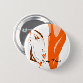 Feestknop Ronde Button 5,7 Cm (Voorkant /achterkant)