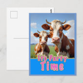 feestkoeien briefkaart (Voorkant / Achterkant)