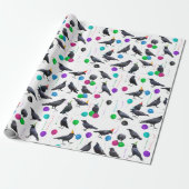 Feestkraai Inpakpapier (Uitgerold)