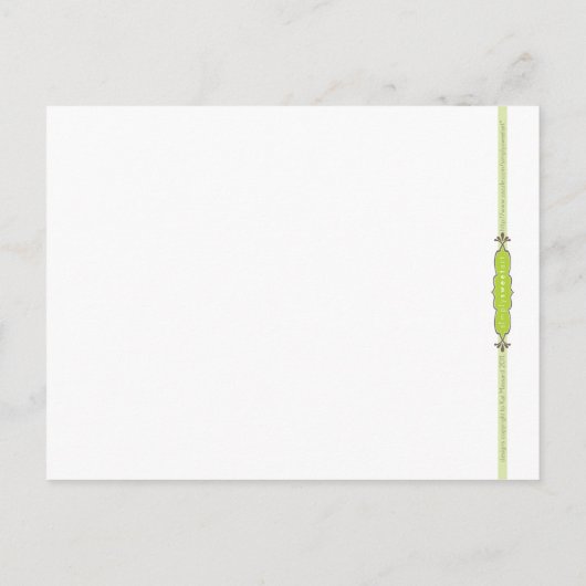 FEESTKRINGEN:: cupcake 2 Uitnodiging Briefkaart (Achterkant)