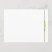 FEESTKRINGEN:: cupcake 3 Uitnodiging Briefkaart (Achterkant)