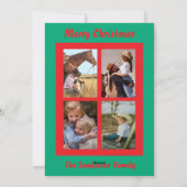 Feestlaarzen Feestdagenkaart (Achterkant)