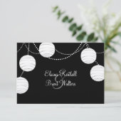 Feestlantaarns in Zilveren RSVP (Staand voorkant)