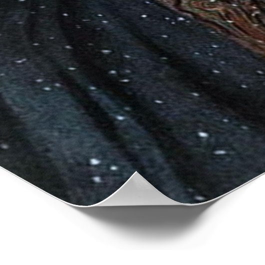 feestmaal kerstfeestdag poster (Hoek)