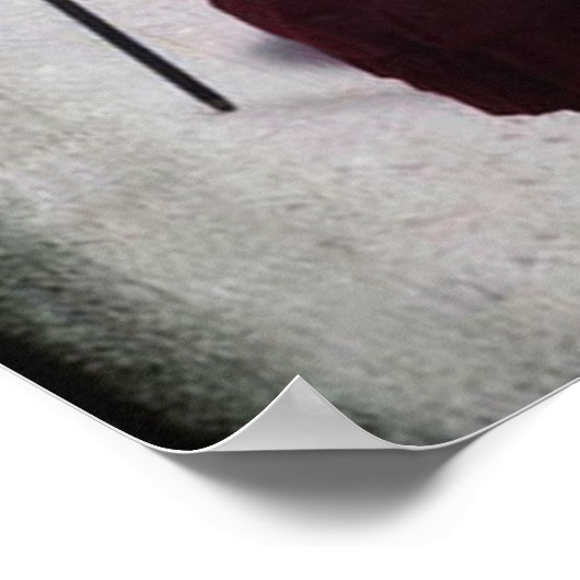 feestmaal kerstfeestdag poster (Hoek)