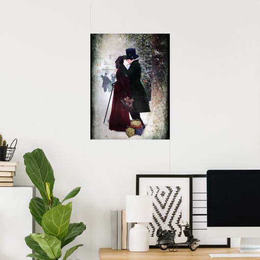 feestmaal kerstfeestdag poster (Thuiskantoor)