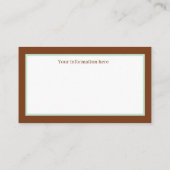 feestmaal kerstherten toevoegen informatie visitekaartje (Achterkant)