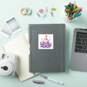 Feestmaatjes – Kawaii Octopus Feest Sticker (iPad Cover)