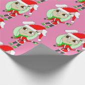 feestmeisje cadeaupapier (Hoek)