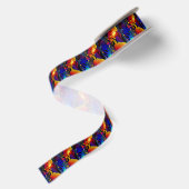Feestmeisje met muziek 3 inch lint (Achterkant)