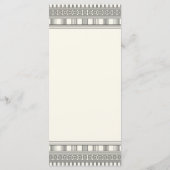 Feestmenu met voor Griekse of Romeinse Partij Menu (Achterkant)