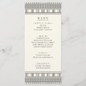 Feestmenu met voor Griekse of Romeinse Partij Menu (Voorkant)