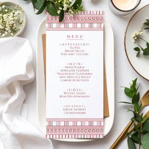 Feestmenu voor Godinnenfeest Menu