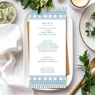 Feestmenu voor Grieks of Romeins feest Menu