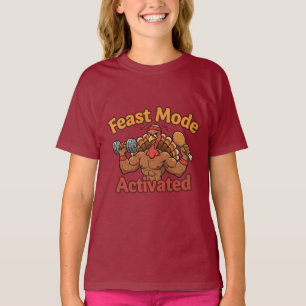 Feestmodus geactiveerd – Grappige Thanksgiving-kal T-shirt