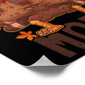 Feestmodus Gewichtsverhoging Turkije Dag Thanksgiv Poster (Hoek)