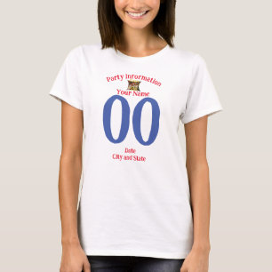 Feestnaam Nummer Teamnaam Stad Staat T-shirt