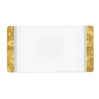 Feestnaam Tag Label goud Wit