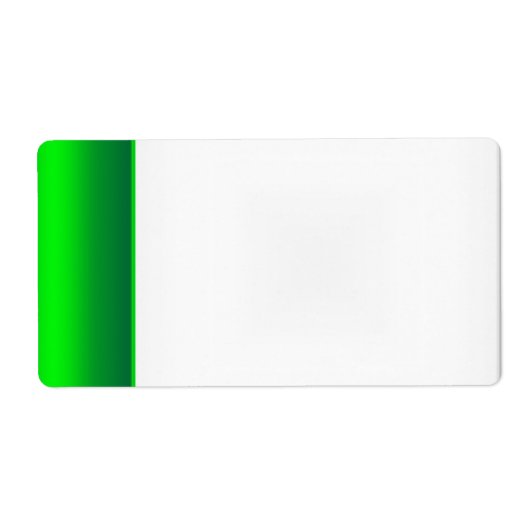 Feestnaam Tag Label groen (Voorkant)