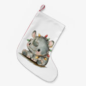 feestneus kleine kerstsok (Voorkant (Hangend))