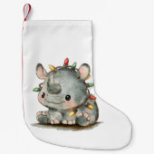 feestneus kleine kerstsok (Voorkant)