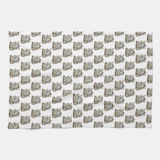 feestneus theedoek (Horizontaal)