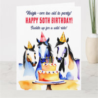 Feestpaarden verjaardagsfeestje grappig