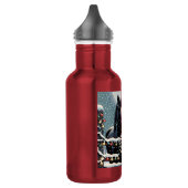 Feestpaarden | vrolijk kerstfeest waterfles  (Links)