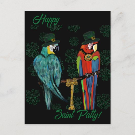 FEESTPAPEGAAIEN BRIEFKAART (Voorkant)