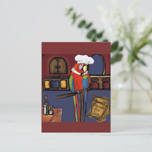 FEESTPAPEGAAIEN BRIEFKAART (Staand voorkant)