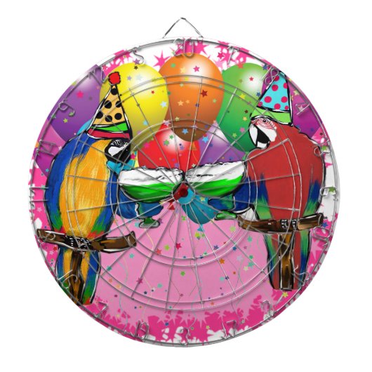 FEESTPAPEGAAIEN DARTBORD (Voorkant)