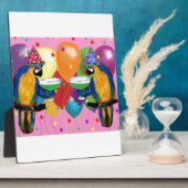 Feestpapegaaien Fotoplaat (Zijkant)