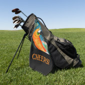 Feestpapegaaien Golfhanddoek (Groen)